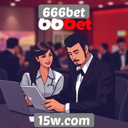 Relação entre usuários e atendimento ao cliente no 666bet